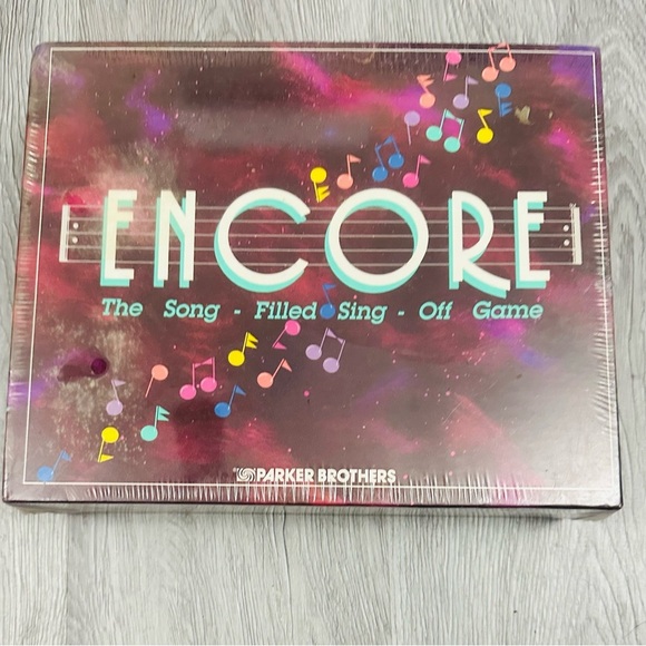 Vintage Parker Brothers Board Game Encore 1989 NOS sealed 80s Singing Game Fun - Picture 1 of 3
